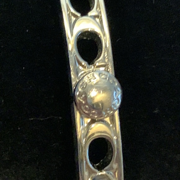 Coach Silver Bangle Bracelet - Picture 2 of 3